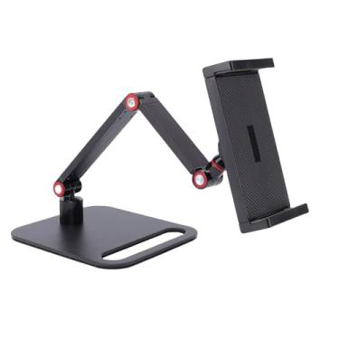 Imagem de Generic Suporte Dobrável Portátil para Tablet Com Base Estável, Suporte Ajustável Giratório de 360 ​​graus para Tablet de Mesa, para Telas de 6 a 17,3 Polegadas