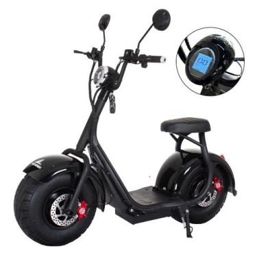 Imagem de Scooter Elétrica WeHawk X7 1000W  Dispensa CNH e Emplacamento, Preto