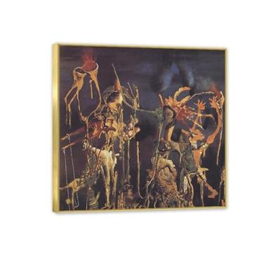 Imagem de SDYJ6GSW Remedios Varo pintura em tela egetal fantoches pôster Remedios Varo decoração de casa surrealismo imagem de arte de parede para sala de estar quarto banheiro decoração de parede 60 x 60 cm