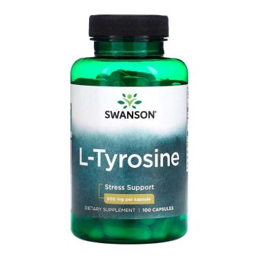 Imagem de L-tyrosine 500 Mg (100 Capsules) - Swanson