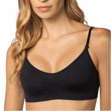Imagem de Sutiã Top Alça Regulável - 41200-01 - Loba, Preto, M