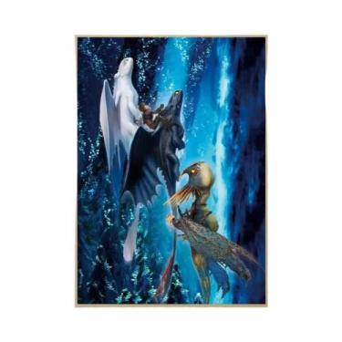 Imagem de Como Treinar O Seu Dragão: Pintura Diamante Desenho De Parede Memória 