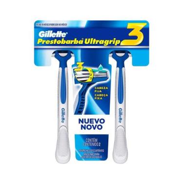 Imagem de Aparelho de Barbear Prestobarba UltraGrip3 com 2 Unidades Gillette