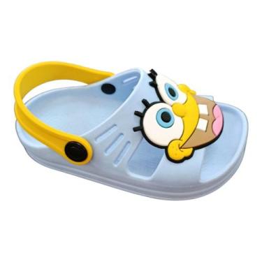 Imagem de Sandália Papete Infantil Bob Esponja Desenho Unissex E.v.a - Marinella