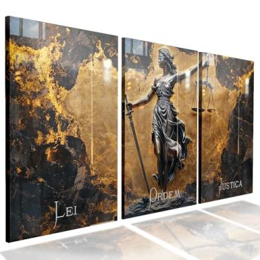 Imagem de Quadro Decorativo Sala Quarto Leão Escritório Direito Lei Ordem Justiça (3)