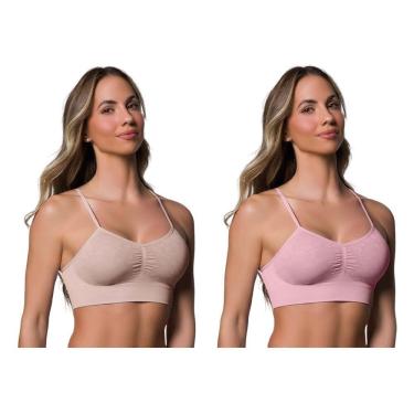 Imagem de Kit 2 Sutiãs Selene Sem Costura Feminino
