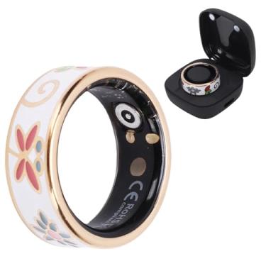 Imagem de VBESTLIFE Anel Inteligente, Rastreador de Fitness Com Monitoramento do Sono, Contagem de Passos, Rastreamento de Frequência Cardíaca, à Prova de água IP68, (Tamanho 12 (ID 21,4 mm / 0,84 pol. C 67,2