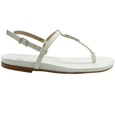 Imagem de Sandália Colcci Rasteira Branca Feminina-Feminino
