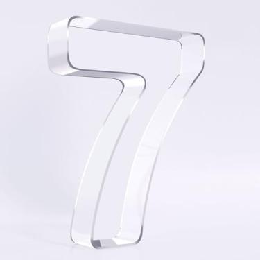 Imagem de Ledido Caixa de tabuleiro de charcutaria com número de acrílico de 25 cm, bandeja reutilizável e preenchível para bolo de doces, lanche de frutas, bandeja de charcutaria de acrílico fácil de limpar