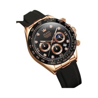 Imagem de Relógio Masculino À Prova D'Água Luminosa Cronógrafo Quartz OLEVS 2875