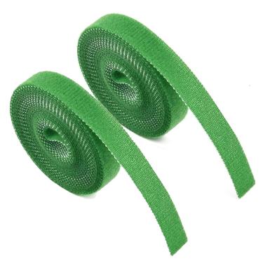 Imagem de IFNOW Gancho E Laço Para Amarrar Plantas, Fita Verde Suporte Reutilizável Ajustável Mais Espesso Crescimento, Forte Aderência (2 Rolos De 0,39 Pol. X 16,4 Pés)