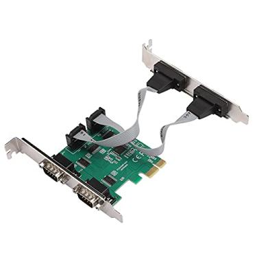 Imagem de aqxreight Conversor de Adaptador de Placa de Expansão PCI E RS232 Porta Serial de 4 Portas Canal Full Duplex de 2,5 Gb Fornece 16X RS-232 Pin PCI-E -Express Em Conformidade Com/Suporta Interface /