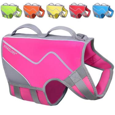 Imagem de Colete salva-vidas para cães VIVAGLORY Sports Style Neoprene azul gran
