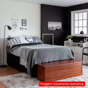 Imagem de Base para Cama Box Queen Ecstasy (28x158x188) Palha - Portobel Colchõe