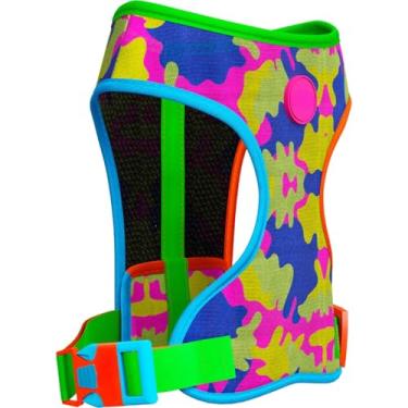 Imagem de Peitoral Mesh Ajustável para Cães com Guia + Coleira + QR Code | Conjunto Respirável e Seguro para Passeio Pet(toy,P)