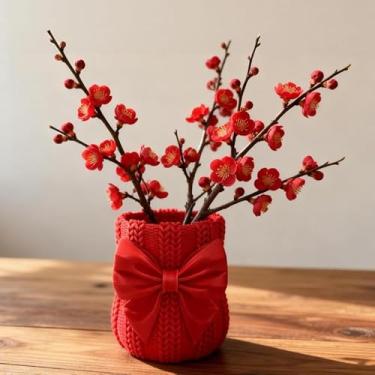 Imagem de Vaso Decorativo com Laço – Cachepô Pequeno Clean para Flores e Arranjos