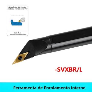 Imagem de Ferramentas De Torneamento Em Aço Rápido Inserto SVXBR Para Torno Metá