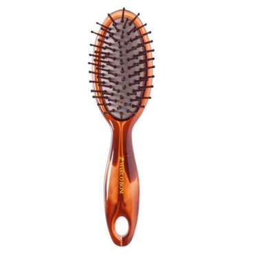 Imagem de Escova De Cabelo Deluxe Pequena Oval Almofadada Marco Boni, Marrom