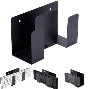 Imagem de Suporte para Laptop Uso Embaixo da Mesa com Parafusos, Suporte de Parede para Laptop Almofadas for Dispositivos de Até 4cm Espessura Compatível com Macbook Teclado Tablet e Surface