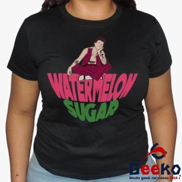 Imagem de Baby Look Harry Styles 100% Algodão - Watermelon Sugar - Pop - Geeko, 