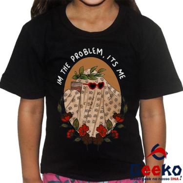 Imagem de Camiseta Infantil Taylor Swift 100% Algodão Im The Problem, Its Me Pop