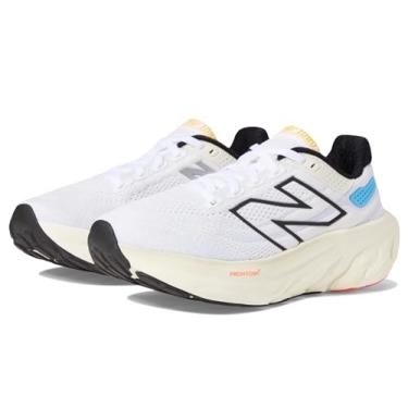 Imagem de New Balance Unissex infantil Fresh Foam X 1080 V13, Branco/azul costeiro/gengibre limão, 17