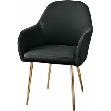 Imagem de Capa elástica para cadeira de jantar com encosto curvo e apoio de braço, ideal para sala de jantar, hotel, penteadeira ou escritório.