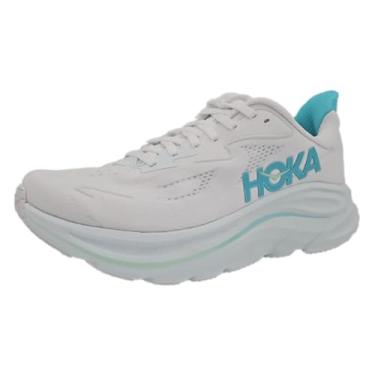 Imagem de Hoka Clifton 10 feminino, Branco/azul cielo, 9.5 Wide
