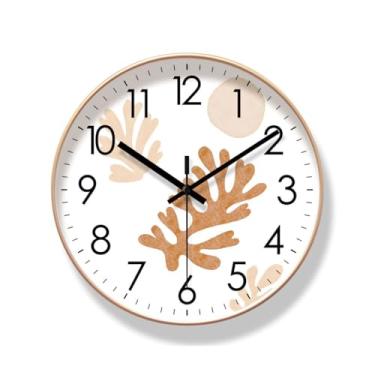 Imagem de Relógio de parede simples de varredura segundo relógio de parede relógio de sala de estar relógio de casa relógio de parede estudo relógio de quartzo silencioso relógio de parede para quarto (B)