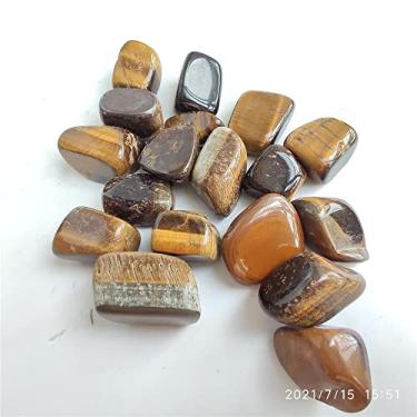 Imagem de Cristal natural 100 g 2-4 cm Pedras polidas de cristal natural olho de tigre pedras ásperas pedras naturais e minerais cristal de pedra de poder