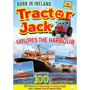 Imagem de Tractor Jack (Explores The Harbour) (DVD) (2017) (Kids) (Learning) (Educational) (Knowledge) (Letters) (Numbers) (Harbour) (Boats) (Ships) (Ferries)