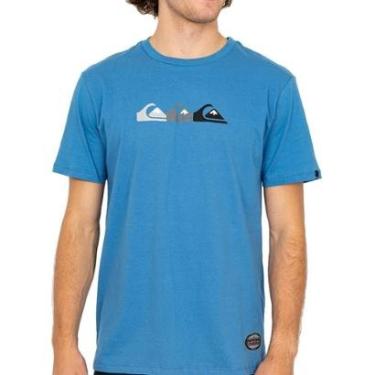 Imagem de Camiseta Quiksilver Emb Three Logo SM26 Masculina-Masculino