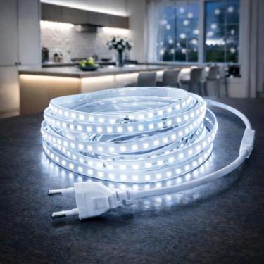 Imagem de Fita Led Direta 12w 120leds/m Rolo 10m Branco frio 6500k - Golf