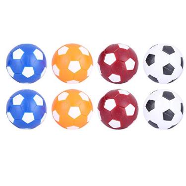 Imagem de Pssopp 8 Mini Bolas de Futebol de Mesa Coloridas, Conjunto Atualizado Durável, Grandes Brinquedos e Presentes, Bolas de Plástico Brilhantes para Crianças, Diversão Sem Fim