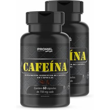 Imagem de Kit Com 2 Cafeína 60 Capsulas de 500mg Promel-Unissex