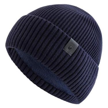 Imagem de Gorro De Inverno Unissex Forrado Com Fleece, Quente E Macio, Ideal Par