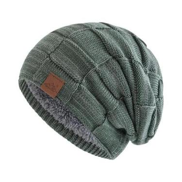 Imagem de Gorro Feminino Multicolorido De Inverno Quente E Moderno Em Tricô Esti