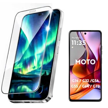 Imagem de Película VIDRO 3D MOTO G14 / G54 / G64 / G32 / G73 / G55 5G, Proteção Total e Contra Risco