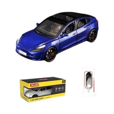 Imagem de Carro De Brinquedo Em Escala 1:24, Modelo Y, Modelo 3, Modelo S, Simul