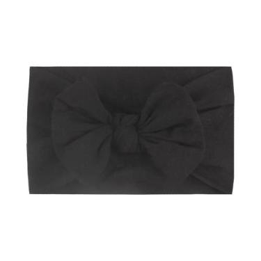 Imagem de Faixa De Cabelo Elástica De Tricô Para Meninas, Acessório Infantil De 