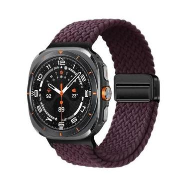 Imagem de Pulseira Magnética Trançada De Nylon De 44mm E 40mm Para Samsung Galax