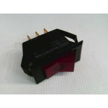 Imagem de Carling Technologies Interruptor De Balancim Iluminado, Liga/Desliga 10A/250Vca 15A/125Vca, Atuador Vermelho 125V, Lâmpada Neon