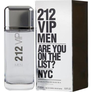 Imagem de Perfume Masculino 212 Vip Carolina Herrera Eau De Toilette Spray 200 Ml(nova Embalagem)