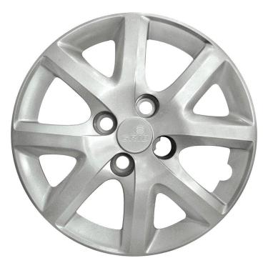 Imagem de Calota Grid Aro 13p 159cb-pta Prata Modelo Fiat Siena El 1.4 2014 Cubo Baixo - Pc / 4