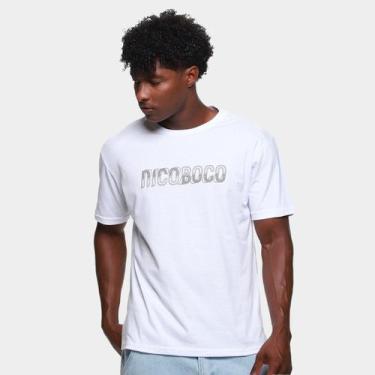 Imagem de Camiseta Nicoboco Vine Masculina, Branco, G