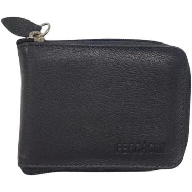 Imagem de Carteira Casual Dia a Dia com Zíper em Couro Ferracini Cf389