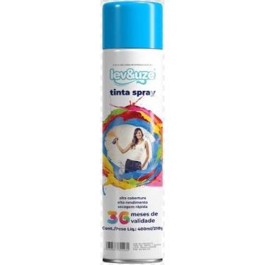 Imagem de TINTA SPRAY 400ML USO GERAL AZUL CLARO LEV&ampUZE - CHESIQUIMICA