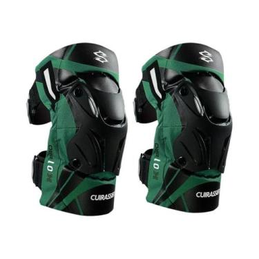 Imagem de Protetores De Joelho Refletivos Noturnos Cuirassier Para Motocicleta, 