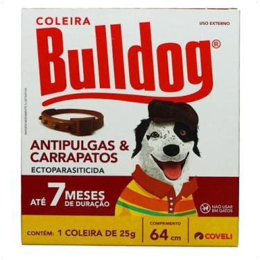 Imagem de Coleira Antipulgas e Carrapatos Bulldog 7 Meses Coveli 25g