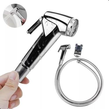 Imagem de Chuveirinho Kit Duchinha Higiênica Ducha Cromada 1,20m Banheiro - BOMV